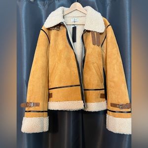 Faux Shearling Coat